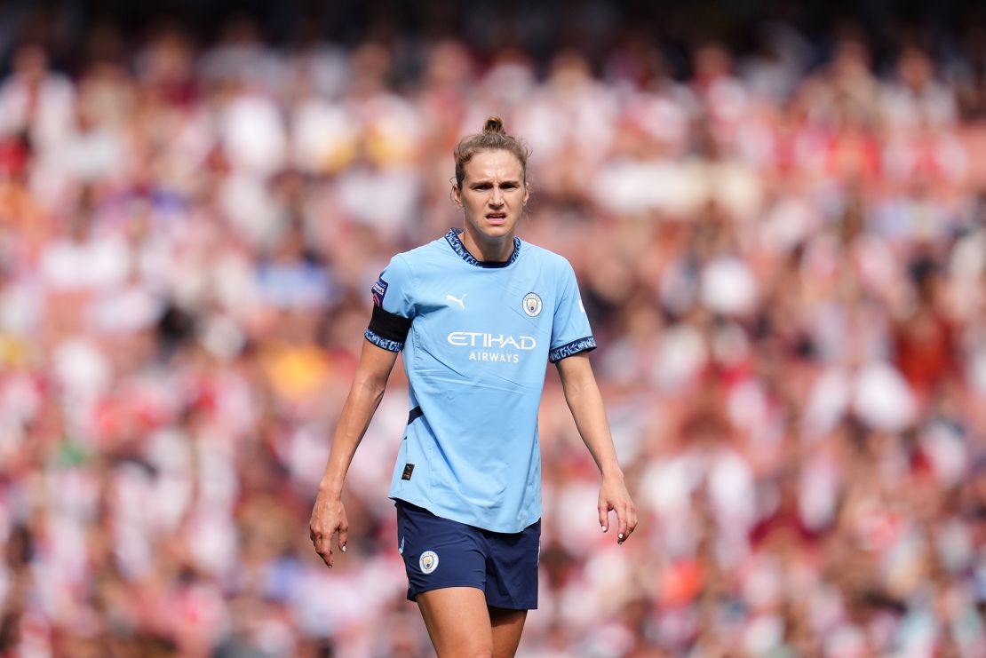 Manchester City's Vivianne Miedema was one of over 100 players to sign the letter.